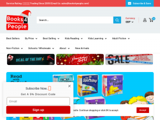 books4people.co.uk screenshot