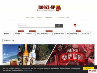 booze-up.com screenshot
