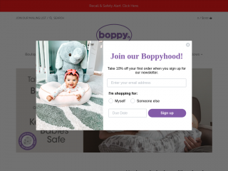 boppy.com screenshot
