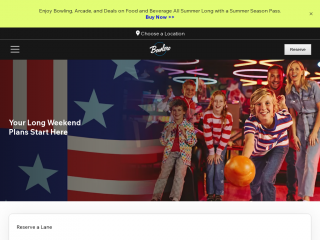 bowlero.com screenshot