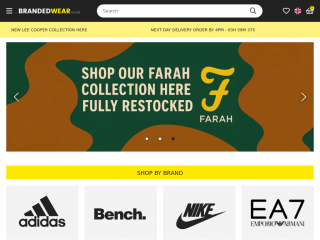 brandedwear.co.uk screenshot