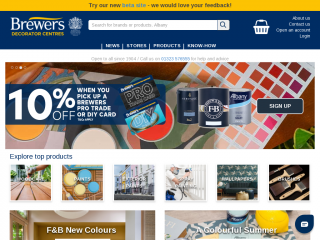 brewers.co.uk screenshot