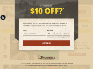 brownells.com screenshot