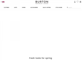 burton.co.uk screenshot
