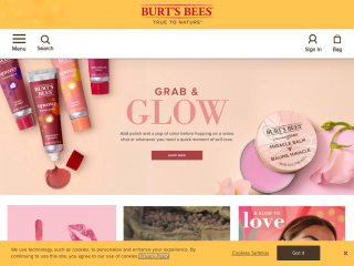 burtsbees.com screenshot