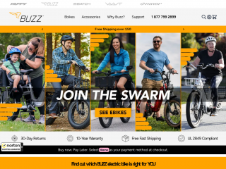 buzzbicycles.com screenshot