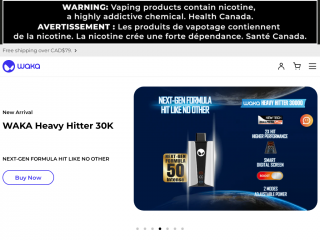 ca.wakavaping.com screenshot
