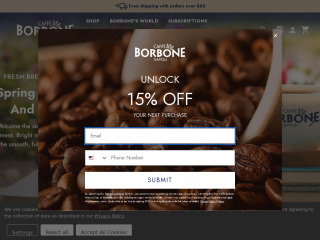 caffeborboneamerica.com screenshot