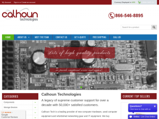 calhountech.com screenshot