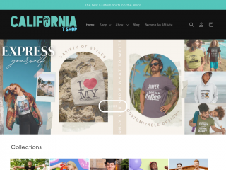 californiatshop.com screenshot