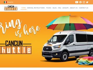 cancunshuttle.com screenshot