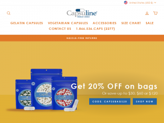 capsuline.com screenshot