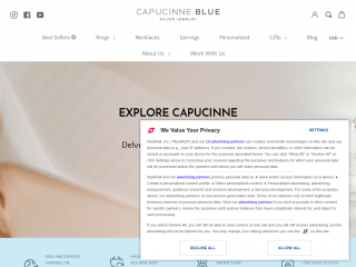 capucinneblue.com screenshot