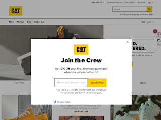 catfootwear.com screenshot