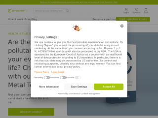 cerascreen.co.uk screenshot
