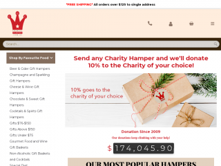 charityhampers.com.au screenshot