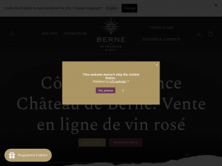 chateauberne-vin.com screenshot