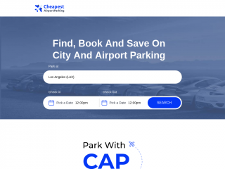cheapestairportparking.com screenshot
