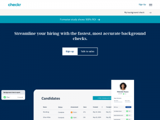 checkr.com screenshot