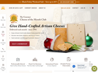 cheesemonthclub.com screenshot