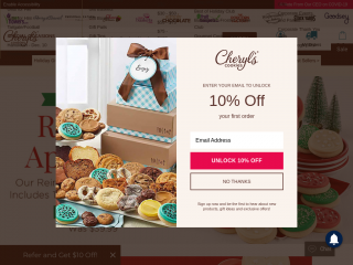cheryls.com screenshot