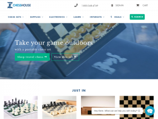 chesshouse.com screenshot