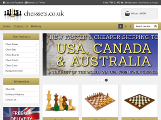 chesssets.co.uk screenshot