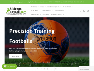 childrensfootball.com screenshot