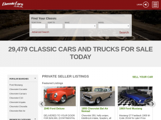 classiccars.com screenshot