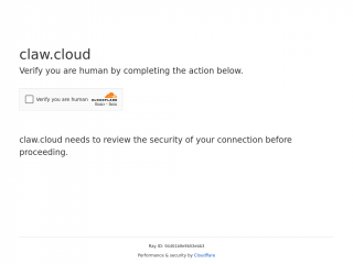 claw.cloud screenshot