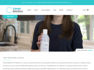 clean-biotics.com screenshot