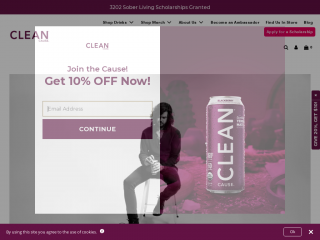 cleancause.com screenshot