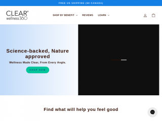 clearwellness360.com screenshot