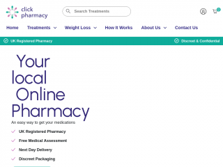 clickpharmacy.co.uk screenshot