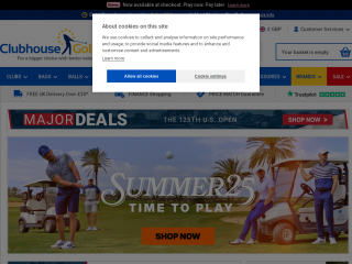 clubhousegolf.co.uk screenshot