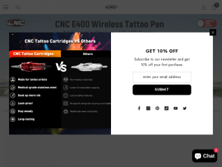 cnctattooamz.com screenshot