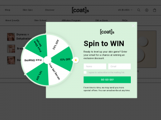 coatsskin.com screenshot