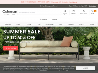 colemanfurniture.com screenshot
