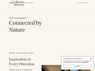 collectiveretreats.com screenshot