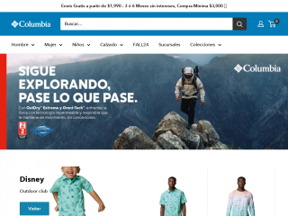 columbia.mx screenshot