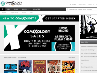 comixology.com screenshot