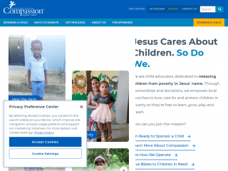 compassion.com screenshot