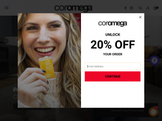 coromega.com screenshot