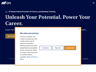 corporatefinanceinstitute.com screenshot