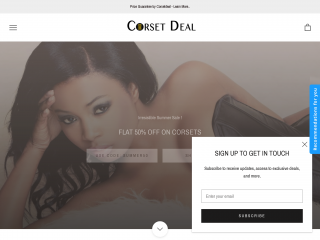corsetdeal.com screenshot