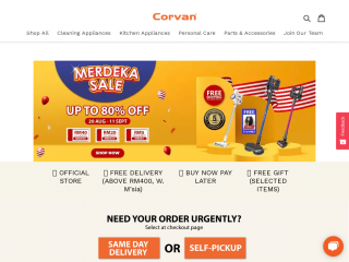 corvan.com.my screenshot