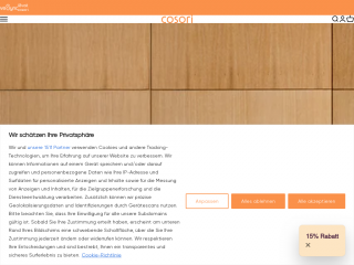 cosori.de screenshot