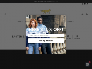 cotswoldfoxclothing.com screenshot