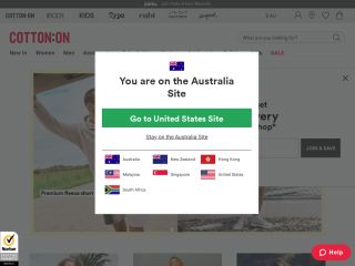 cottonon.com.au screenshot