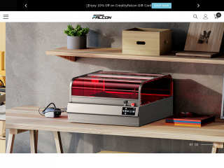 crealityfalcon.com screenshot